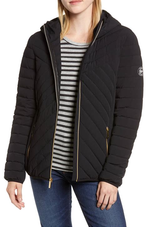 michael kors missy packable jacket|Michael Kors packable down fill.